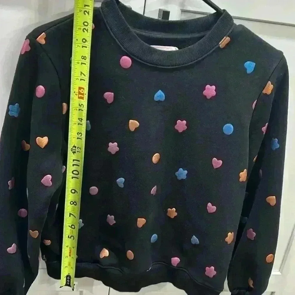 Ban.do You’re a Gem Balloon Sleeve Sweatshirt size girls Large.